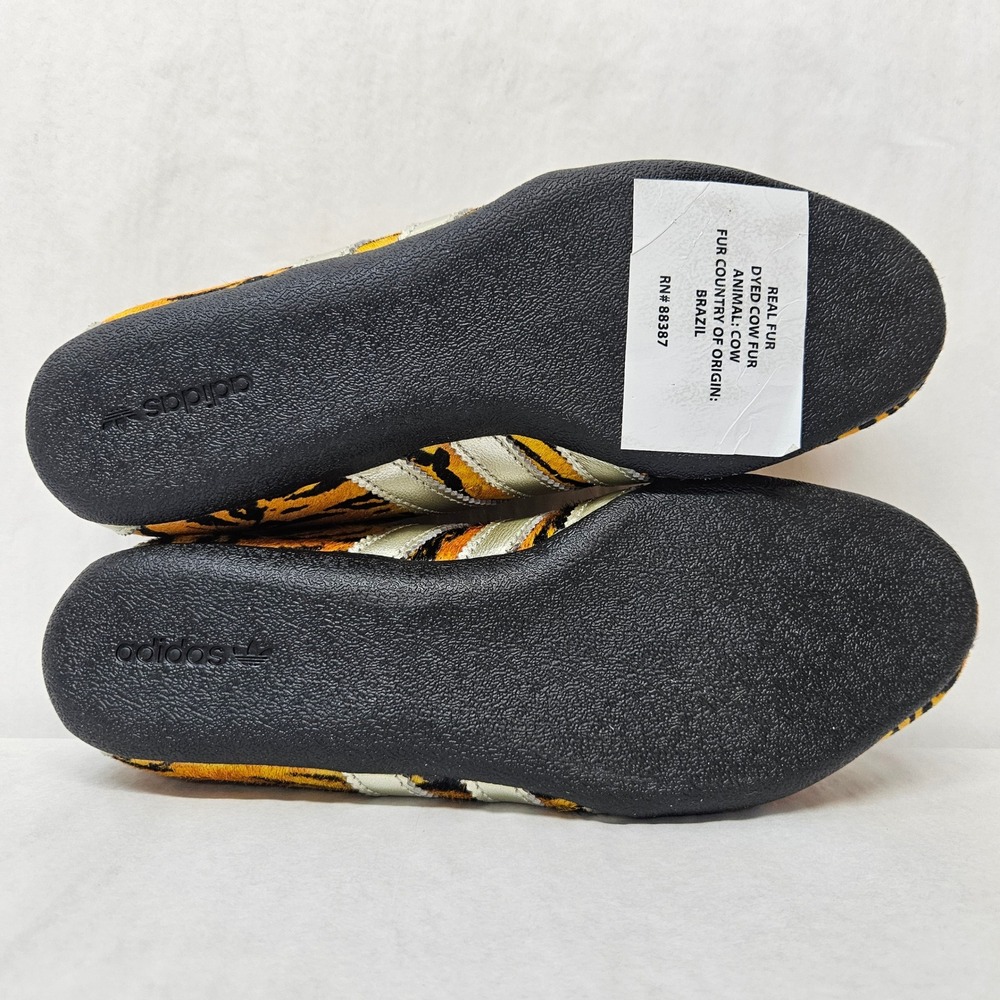 Adidas Tokyo W Tiger Print Pony Hair Sneakers IH6638 Yellow Gold Womens Size 8 - Picture 7 of 9